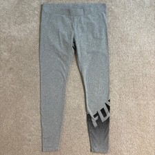 Leggings Fox Racing atléticas roupas esportivas logotipo cabeça de raposa cinza feminina M comprar usado  Enviando para Brazil