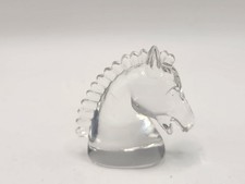 Antiga cabeça de cavalo em miniatura de vidro Heisey #1 cristal transparente sem marca 1944-45 comprar usado Antiga cabeça de cavalo em miniatura de vidro Heisey #1 cristal transparente sem marca 1944-45 comprar usado  Enviando para Brazil