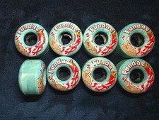 Moxi Fundae Hybrid Park rodas de skate ao ar livre azul-petróleo creme de menthe (8 rodas) comprar usado  Enviando para Brazil