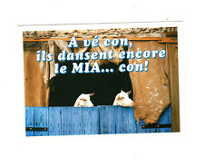 Humor postcard goats d'occasion  Expédié en Belgium