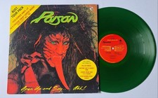 Usado, Poison – Open Up & Say... Ahh! - 1988 (Australian Tour Edition verde transparente comprar usado  Enviando para Brazil