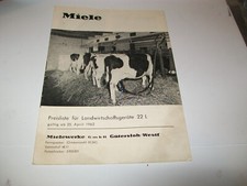 Miele preisliste april gebraucht kaufen  Deutschland