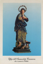 C23 santino cartolina usato  Italia
