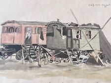 Antikes aquarell 1912 gebraucht kaufen  Schliersee