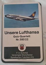 Quartett kartenspiel lufthansa gebraucht kaufen  Rangendingen