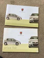 City rover brochure for sale  WEYMOUTH