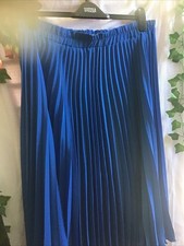Blue sunray pleated for sale  ACCRINGTON