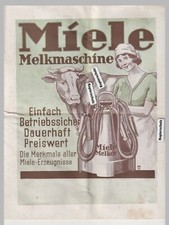 Miele melkmaschine werbeheft gebraucht kaufen  Seegebiet Mansfelder Land