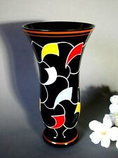 Vase schwarzglas hyalithglas gebraucht kaufen  Bad Mergentheim