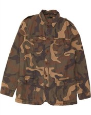 Jaqueta militar masculina BENETTON IT 54 2XL cáqui camuflagem algodão DC17 comprar usado  Enviando para Brazil