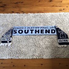 Cachecol de futebol Southend United, final do play-off da Liga 2 2005, usado comprar usado  Enviando para Brazil