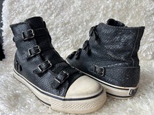 Ash black leather for sale  LONDON