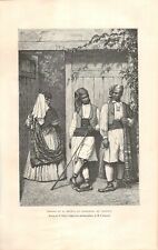 Press engraving peasants d'occasion  Expédié en Belgium