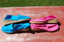 Lot paires espadrilles d'occasion  La Côte-Saint-André