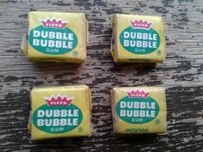Usado, Vintage 1960 Fleer Dubble Bubble Pacote de Chiclete Fechado Lote De 4 (Fruta Banana) comprar usado  Enviando para Brazil