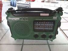 Rádio alerta meteorológico de ondas curtas Kaito Voyager manivela solar KA500 AM/ FM , usado comprar usado  Enviando para Brazil