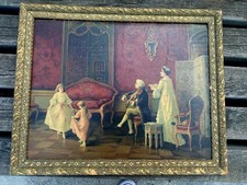 Belle chromolithographie ancie d'occasion  Châtenay-Malabry