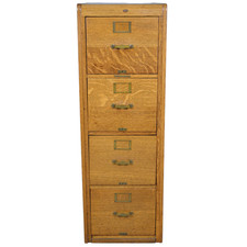 Antique oak file for sale  Fairfield