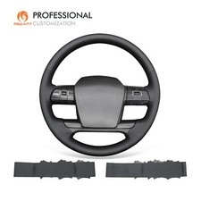 Capa de volante de couro sintético preta MEWANT para Volvo VNL VNR FM FH 2017-2025, usado comprar usado  Enviando para Brazil