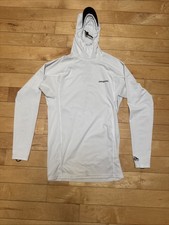 Protetor de erupção cutânea masculino Patagonia. UPF 50. Camisa de sol com capuz, manga longa. Masculino grande comprar usado  Enviando para Brazil
