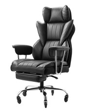 High back leather for sale  MANCHESTER