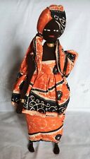 Poupée africaine tissu d'occasion  Expédié en Belgium