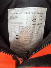 Fladen buoyancy aid for sale  TONBRIDGE