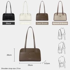 Auténticos bolsos de hombro para mujer Bostanten, material multiusos popular PU segunda mano  Embacar hacia Mexico