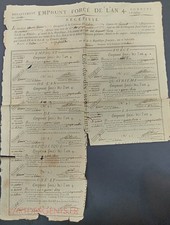 Planche emprunts forcés d'occasion  Avignon