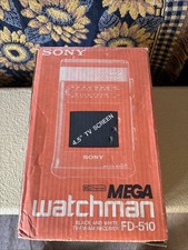 Receptor antigo Sony MEGA Watchman FD-500 TV preto e branco FM/AM - CIB comprar usado  Enviando para Brazil