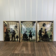 Reverse painted silhouette for sale  Saint Paul