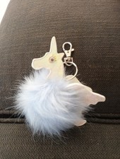 Fluffy unicorn keyring for sale  SOUTHAMPTON