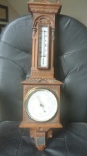 Antique barometer thermometer for sale  WALTON-ON-THAMES