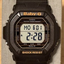 Relógio digital feminino Casio G-Shock Baby-G BG-5604-5ER quadrado grão de madeira BG 5600, usado comprar usado  Enviando para Brazil