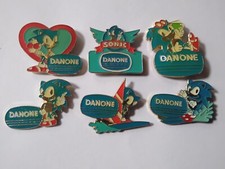 Usado, RARE COMPLETE SET  6 PINS PIN SEGA DANONE (SONIC VINTAGE 1991) comprar usado  Enviando para Brazil