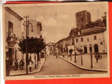 Cartolina bisaccia antica usato  Italia
