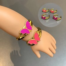 Lote 4 Pulseira de Ouro Borboleta Para Boneca American Girl 18" OG KID Presentes Brinquedos comprar usado  Enviando para Brazil