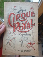 Programme cirque ancien d'occasion  La Flotte