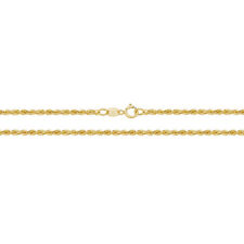 Oro Giallo Corda Catena Britannico Fatto Completamente Marcato 50.8cm Peso 2.3g comprar usado  Enviando para Brazil