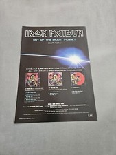 ANÚNCIO DE REVISTA TPEEP123 11X8" IRON MAIDEN - FORA DO PLANETA SILENCIOSO  comprar usado  Enviando para Brazil