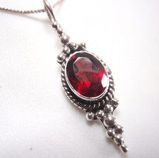 Sleek faceted garnet for sale  Hales Corners