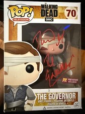 The Walking Dead Governor Funko #70 autografado por David Morrissey JSA CERTIFICADO DE AUTENTICIDADE, usado comprar usado  Enviando para Brazil