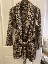 leopard print dressing gown for sale  UK