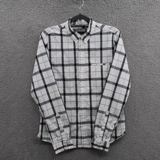 Camisa masculina social colisão tamanho médio botão manga longa casual comprar usado  Enviando para Brazil