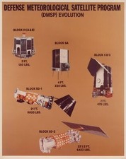 Tecnologia de diagrama de evolução por satélite DMSP RCA Astro década de 1960 - Foto original comprar usado  Enviando para Brazil