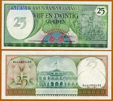 Suriname / Suriname, 25 florins, 1985, P-127b, UNC comprar usado  Enviando para Brazil
