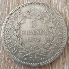 5frrancs hercule 1875a d'occasion  Châtellerault