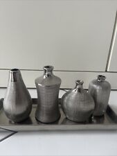 Silberfarbene deko vasen gebraucht kaufen  Darmstadt