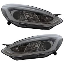 Faróis projetores Ford Fiesta Mk8 B479 2017-2020 com par de faróis LED DRL comprar usado  Enviando para Brazil
