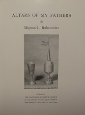 Álbum de fotos libro judío de los altares de mis padres 1957 artículos religiosos segunda mano  Embacar hacia Mexico